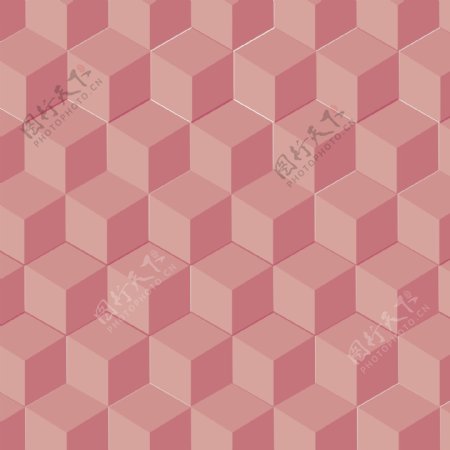 立体方格子图片