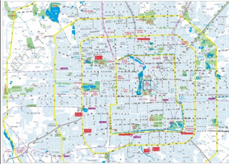 北京市地图矢量
