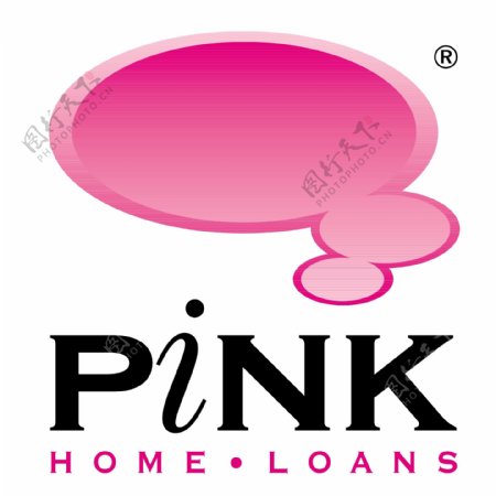 粉红色的房屋贷款