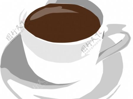 一杯咖啡的插图