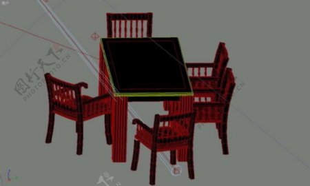 餐桌3d模型家具图片34