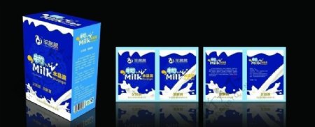 足浴产品包装牛奶奶保健图片