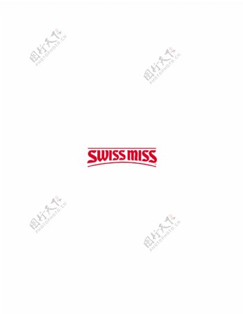 SwissMisslogo设计欣赏SwissMiss咖啡馆LOGO下载标志设计欣赏