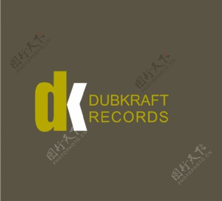 DubKraftrecordslogo设计欣赏DubKraftrecords摇滚乐队标志下载标志设计欣赏