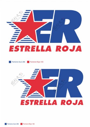 EstrellaRojalogo设计欣赏EstrellaRoja公路运输LOGO下载标志设计欣赏