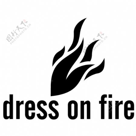 Dressonfirelogo设计欣赏Dressonfire服饰品牌LOGO下载标志设计欣赏
