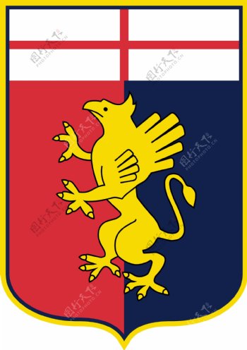 热那亚足球俱乐部徽标图片