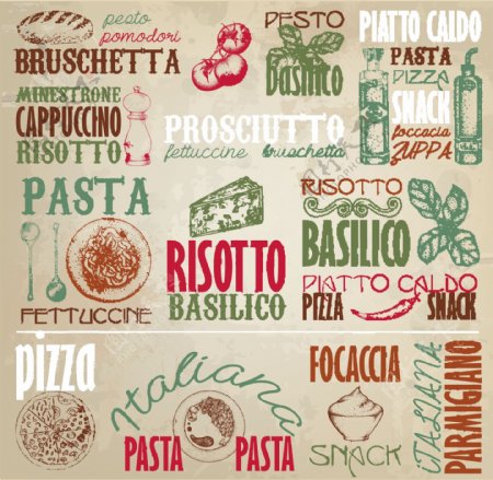 意大利餐厅地貌标志