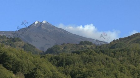 西西里岛路的埃特纳火山77股票的录像视频免费下载