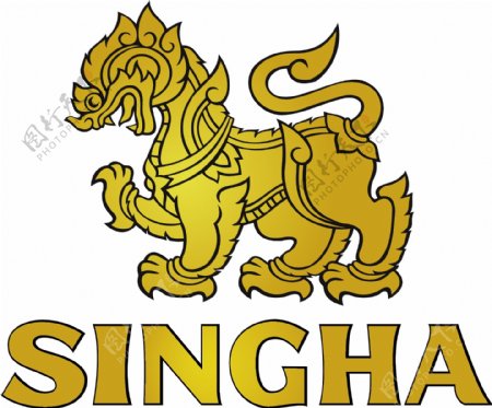泰国狮牌啤酒logo图片