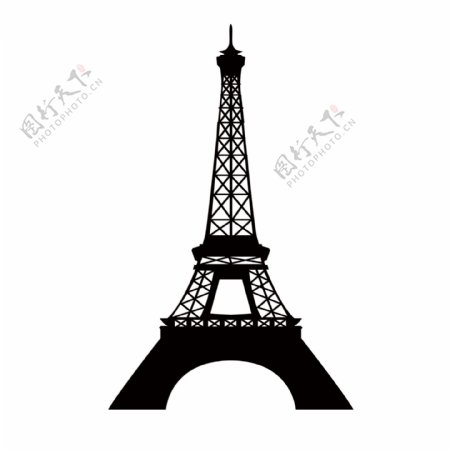 巴黎铁塔艾菲尔铁塔PSD