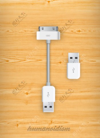 苹果充电器USB线PSD