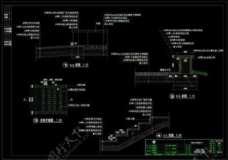 建筑剖面cad图纸