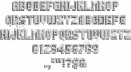 chocobot堆叠的字体