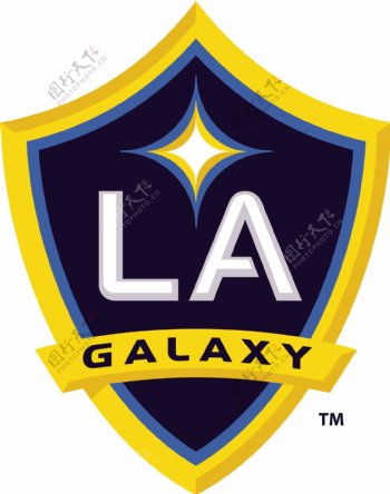 洛杉矶银河足球俱乐部徽标图片