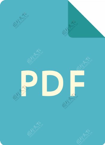 时髦的文PDF图标