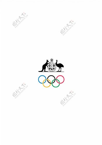 AustralianOlympicCommitteelogo设计欣赏AustralianOlympicCommittee运动标志下载标志设计欣赏
