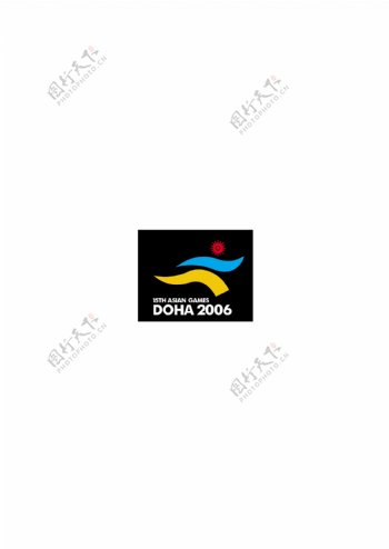 Doha2006logo设计欣赏Doha2006运动赛事LOGO下载标志设计欣赏