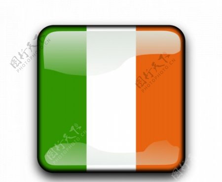 爱尔兰国旗按钮