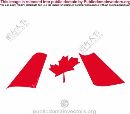加拿大波浪矢量标志