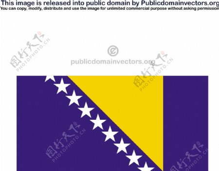 波斯尼亚和黑塞哥维那矢量标志