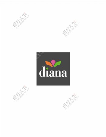 Dianalogo设计欣赏Diana服饰品牌标志下载标志设计欣赏