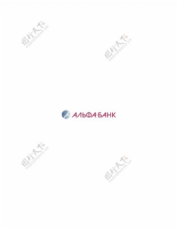 AlfaBanklogo设计欣赏AlfaBank国际银行标志下载标志设计欣赏