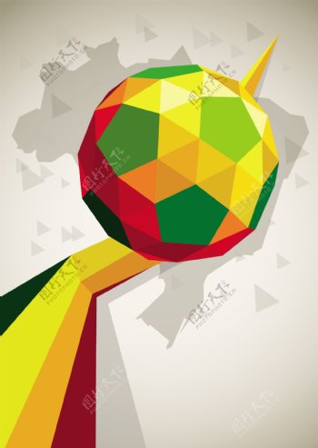 巴西世界杯矢量图