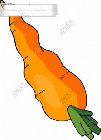 蔬菜卡通胡萝卜图17