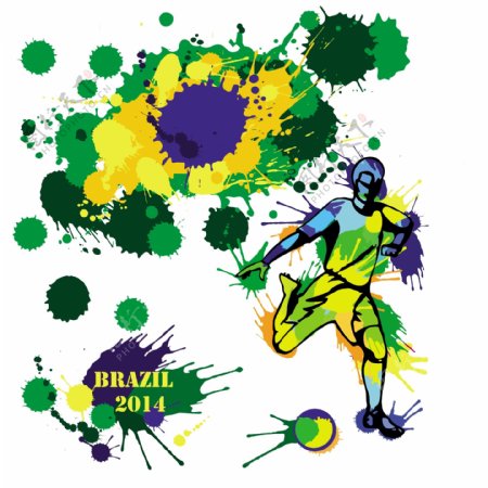 巴西2014飞溅向量