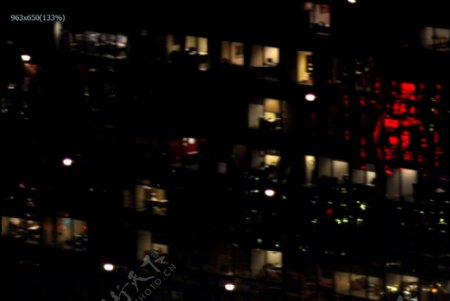 摩天大楼夜景