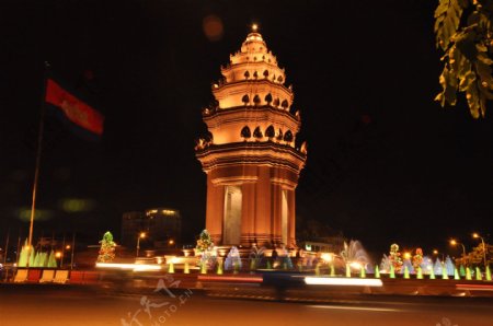 柬埔寨独立钡图片