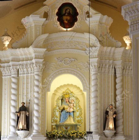 圣母天主教图片
