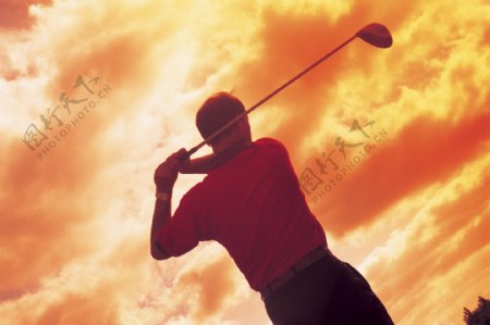 休闲高尔夫户外运动健身高尔夫球全方位平面设计素材辞典