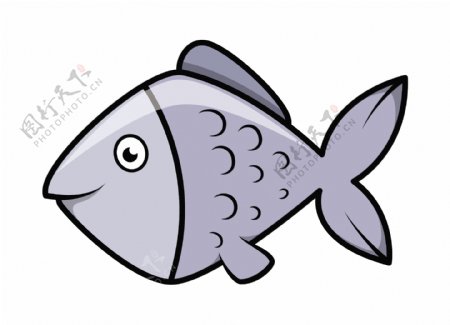 鱼矢量卡通插画