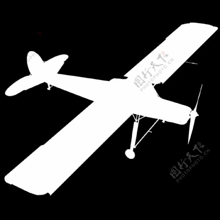 小型飞机3D模型素材5