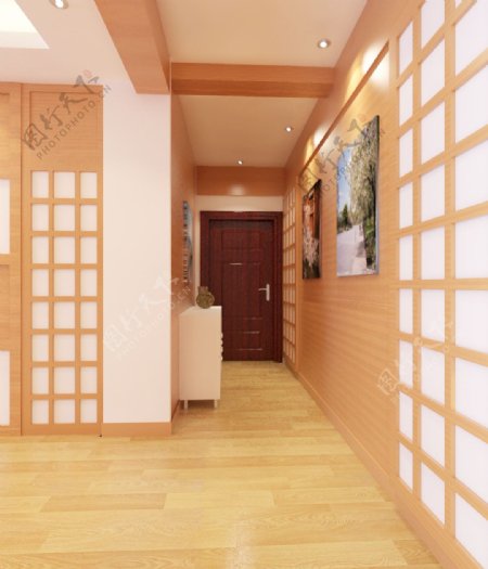 日本和式门厅图片
