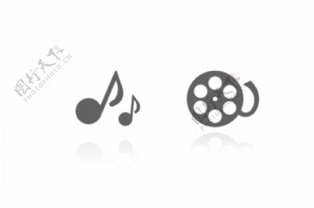音乐影视创意logo