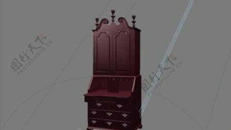 室内家具之柜子B233D模型