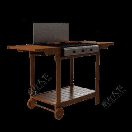 3D烧烤架模型