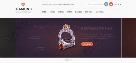 珠宝行业企业网站模板