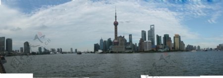 上海东方明珠全景图片