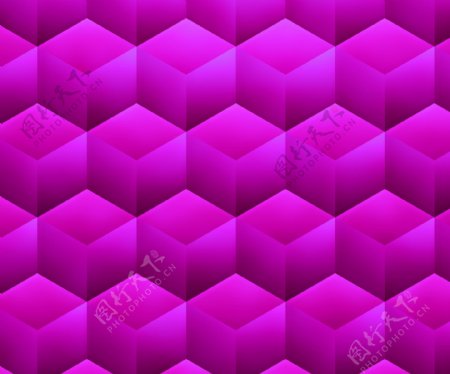紫摘要立方体的背景