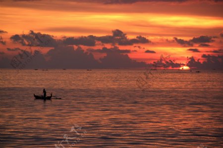 巴厘岛夕阳