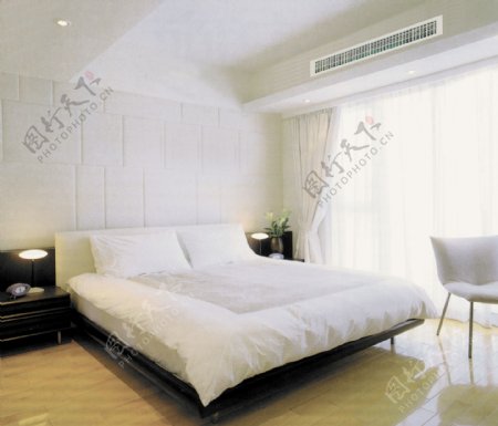 卧室内嵌家庭中央空调图片