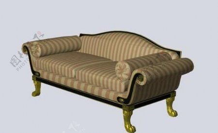 传统家具2沙发3D模型b012
