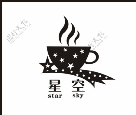 星空咖啡logo图片