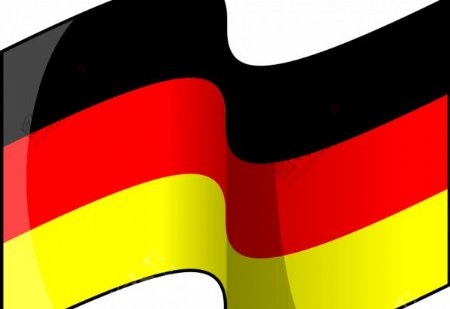 德国国旗矢量图像