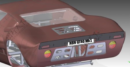 GT40平后扰流板