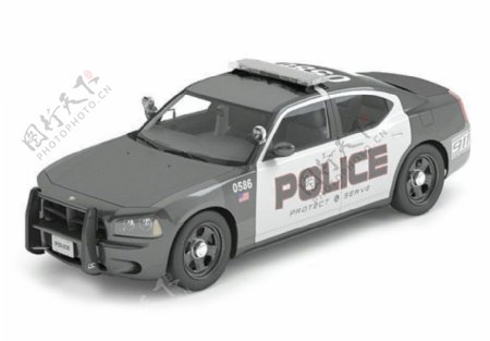 3DMAX警车模型